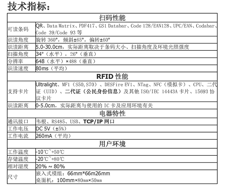 供應(yīng)閘機(jī)條碼掃描儀IC卡證件閱讀器自助終端機(jī)嵌入式多功能掃碼讀卡器模組