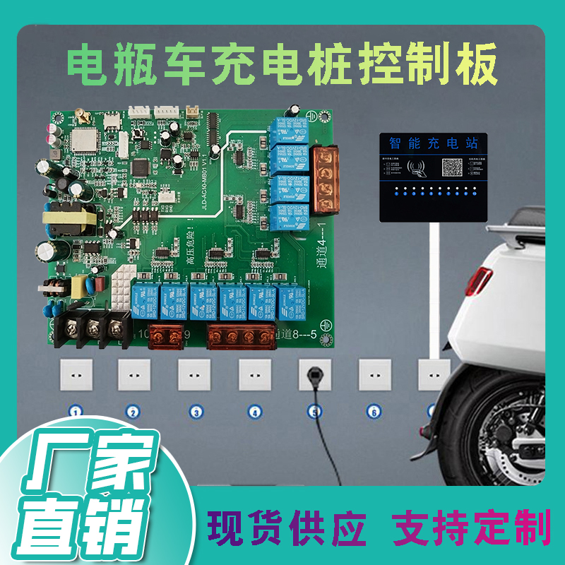 【免費(fèi)開(kāi)發(fā)協(xié)議】電瓶車(chē)充電樁主控板現(xiàn)貨直供工業(yè)級(jí)控制模塊高效穩(wěn)定應(yīng)用停車(chē)場(chǎng)/小區(qū)充電樁小程序開(kāi)發(fā)